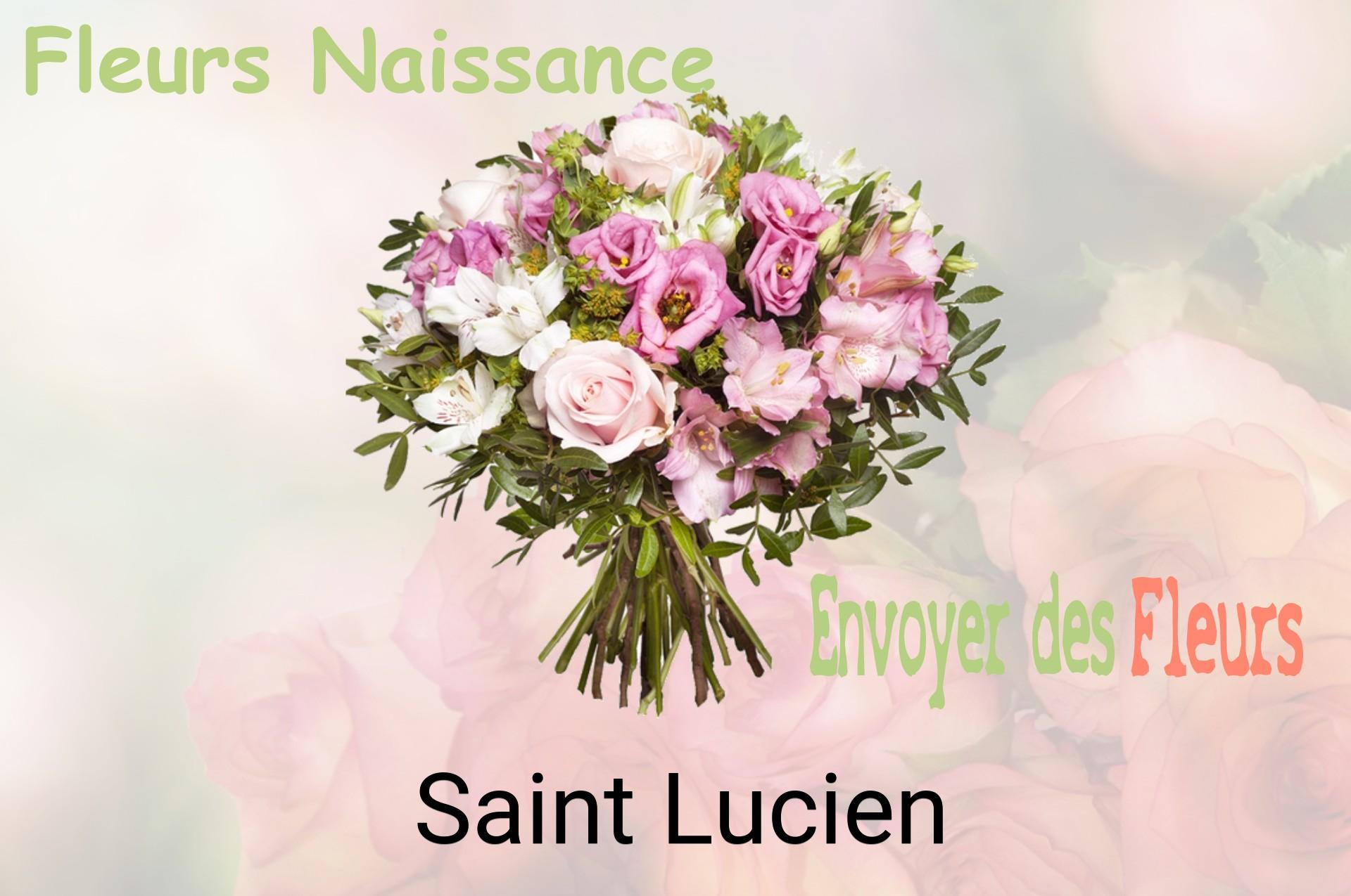 Bouquet de fleurs de naissance livré à Saint-Lucien
